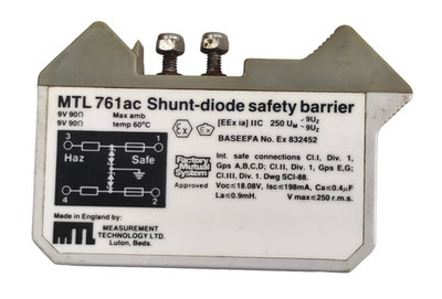 MTL MTL761ac 761AC Shunt-Diode Sicherheitsbarriere Für DIN-Hutschiene 2 Pins