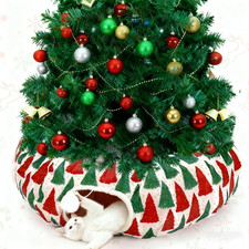 Cat Tunnel Christmas Tree Skirt Exquisite Cat Donut Christmas Tree Tunnel with B