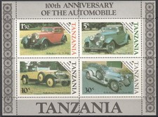 TANZANIA 1985 AUTOMOBILE CENTENARY