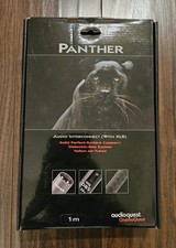 Audioquest Panther Audio Interconnect XLR Cables 1 Meter Pair New Open Box