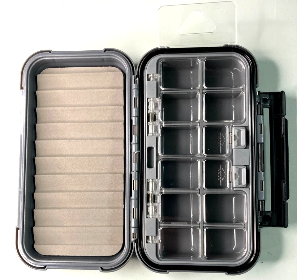 3936CR Cinta Azul Impermeable Mosca Caja-Doble Compartimento y Espuma Ondulada Impermeable Foto 2 de 4