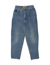 TRUSSARDI Womens Tapered Jeans W31 L27 Blue Cotton TY14