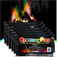 50 Pack Mystical Fire Color Changing Packets for Fire Pits & Campfires 0.882oz”
