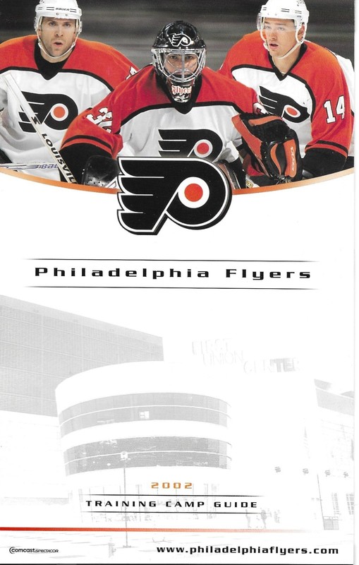 Philadelphia Flyers 2002 Training Camp Guide Mark Recchi John LeClair