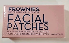 Frownies Facial Patches for Forehead & Between Eyes Smooths Fine Wrinkles 144 ct
