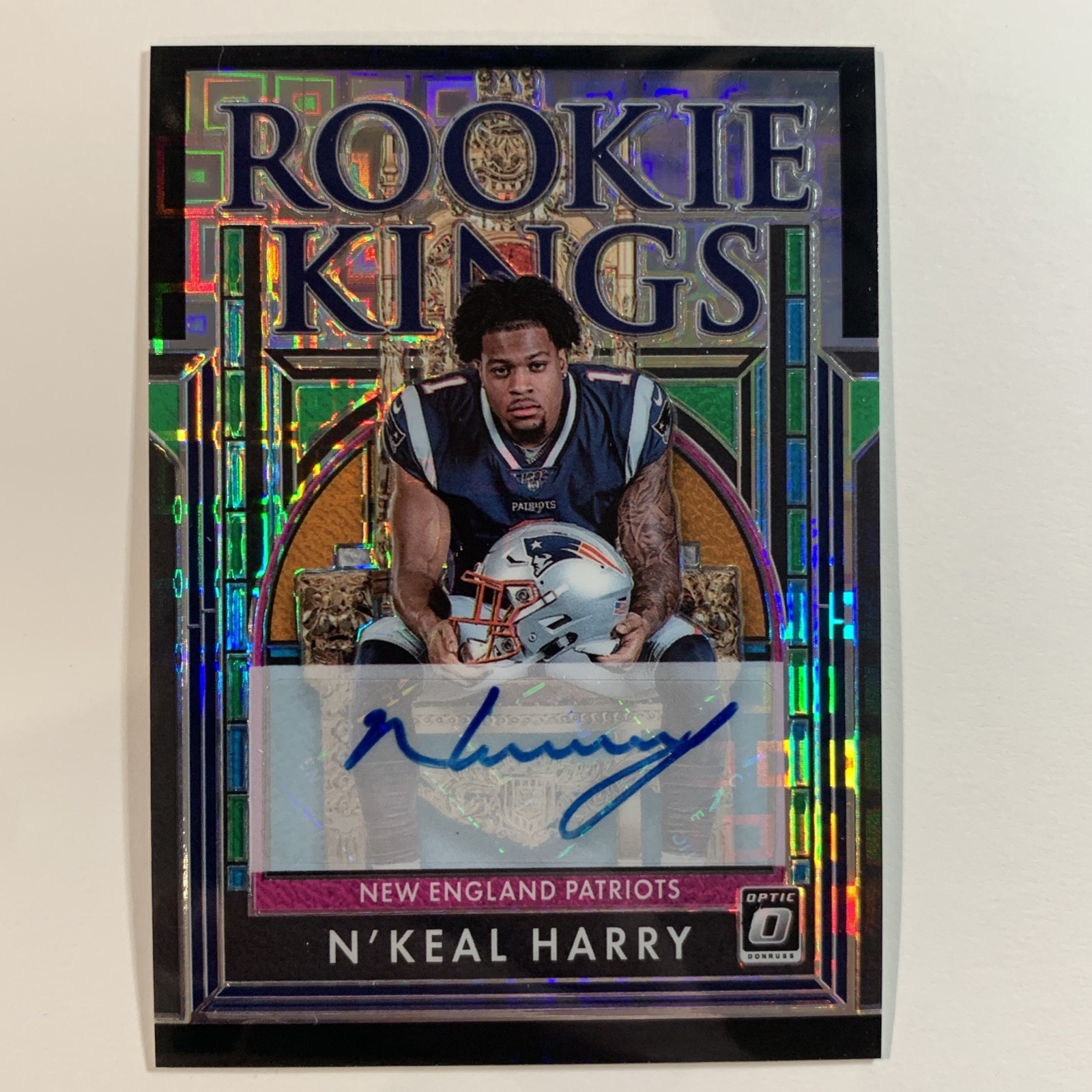 N'Keal Harry Panini Donruss Optic Rookie Kings Autographs #RKA17 Base