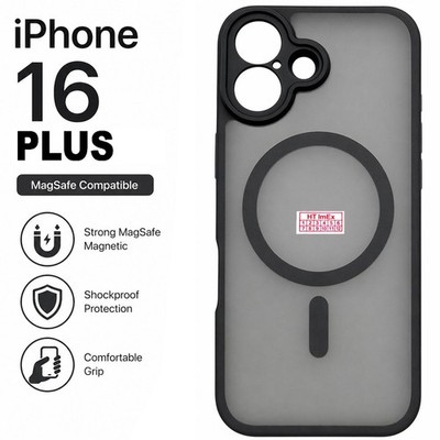 Shockproof Magnetic Case compatible for iPhone 16 Plus MagSafe with Camera Guard
