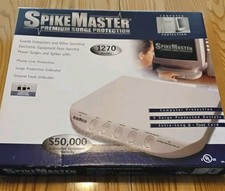 Vintage Spikemaster Premium Surge Protection 1270 Joules SM-UG5T New In BOX