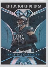 2019 Certified Diamonds Mirror Teal 5/35 Zach Ertz #DI-ZE 0c6