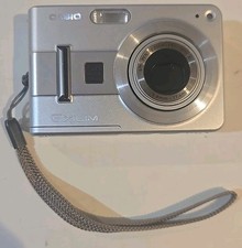 Casio Exilim EX-Z57 5.0MP Compact Digital Camera Silver W Battery Read
