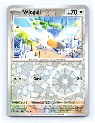 Wingull Reverse Holo 158/193 SV02: Paldea Evolved Common NM