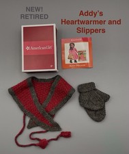NEW AMERICAN GIRL Doll Addy  s Heartwarmer and Slippers-Retired