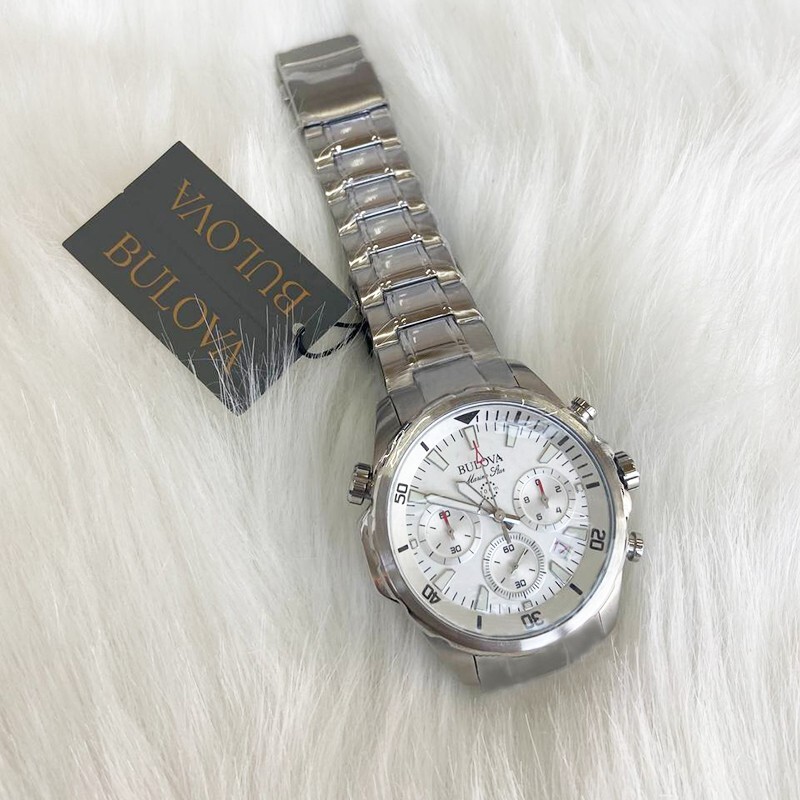 Bulova Marine Star Crono Bianco (96b255) | Confronta prezzi