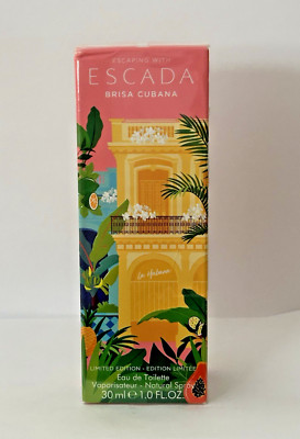 ESCADA BRISA CUBANA Limited Edition Eau De Toilette Spray 1.0oz/30ml~Spray~NWB