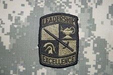 Military Patch US Army ROTC Cadet Command BDU OD Green Subdued Sew-on