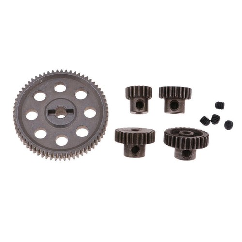 Steel 17-64T Spur Differential Gear Motor Pinion Cogs For HSP 1/10 RC Car - Picture 15 of 16