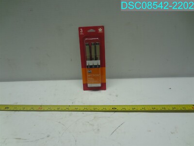 Sakura Pigma Micron Fine Line Ink Pens Archival Black 30061 3 Pack 01 03 05