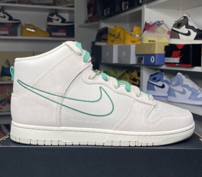 BRAND NEW Nike Dunk High Light Bone Green Basketball Shoes Men 11.5 (no box)
