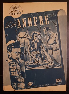 Die Andere DEFA Illustriertes Filmprogramm Kosmos-Film