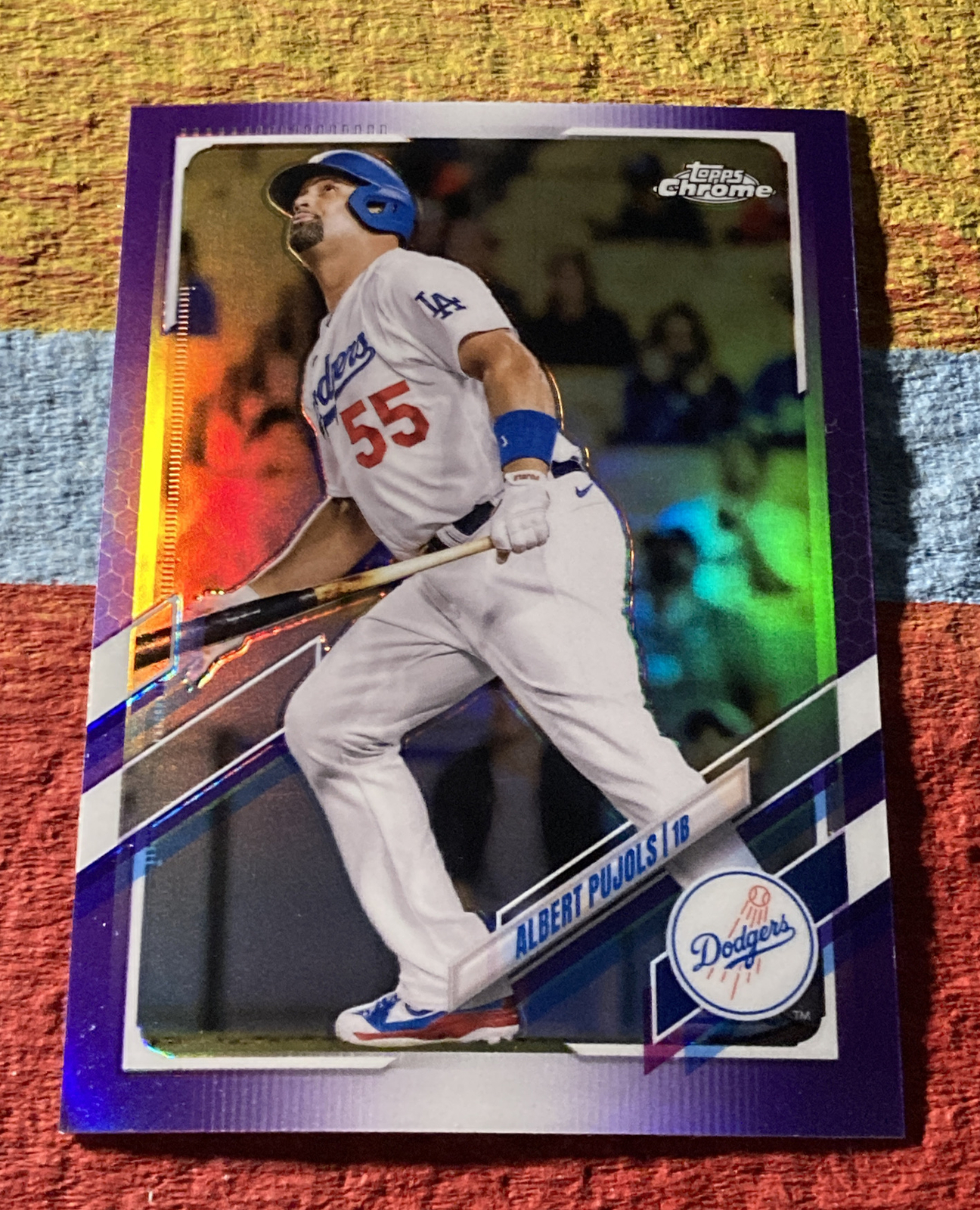 2021 Topps Chrome Update Purple Refractors #USC50 Albert Pujols