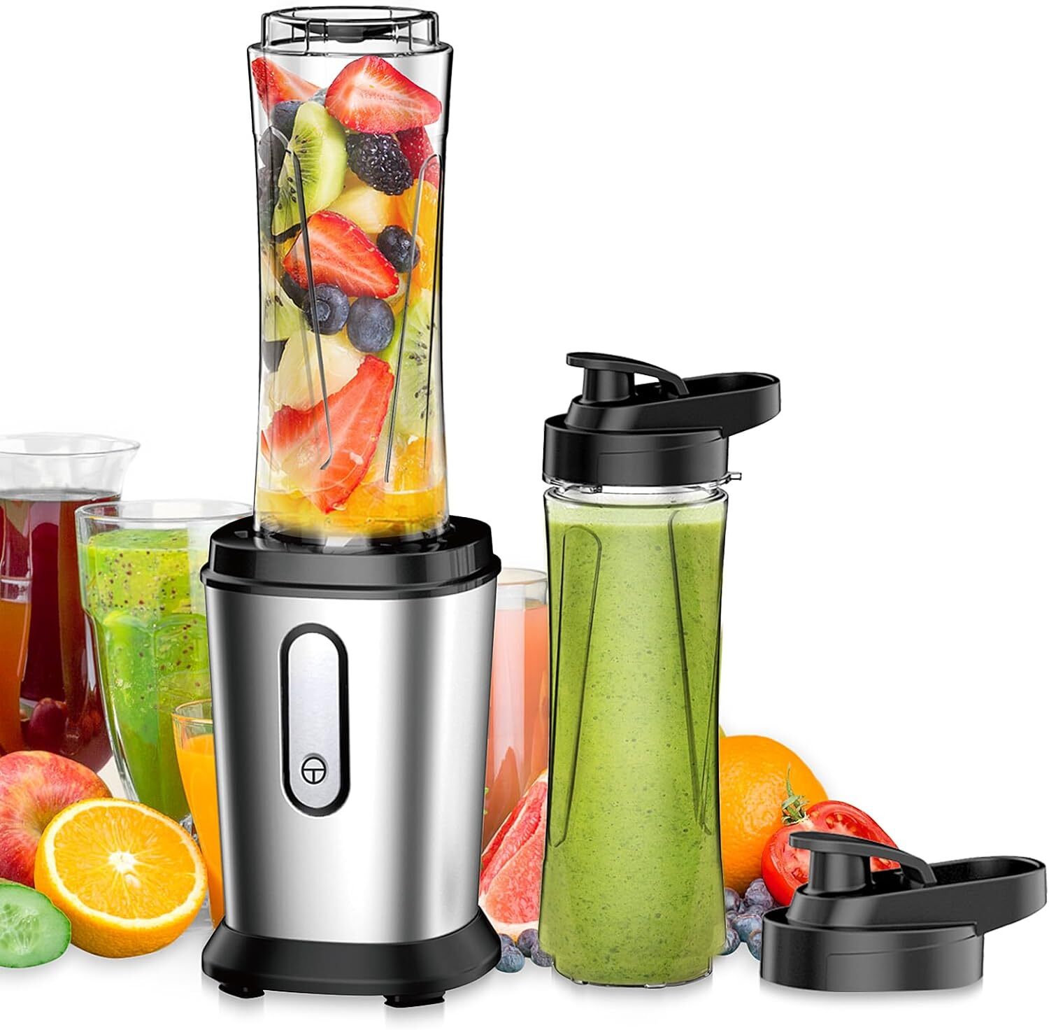 Mini 300W Smoothie Blender with 20oz Tritan Cups
