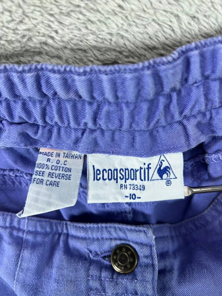 Женские юбки 10 теннис мини винтажный 80-х le coq sportif гольф синий карманы саржи - Изображение 2 из 4