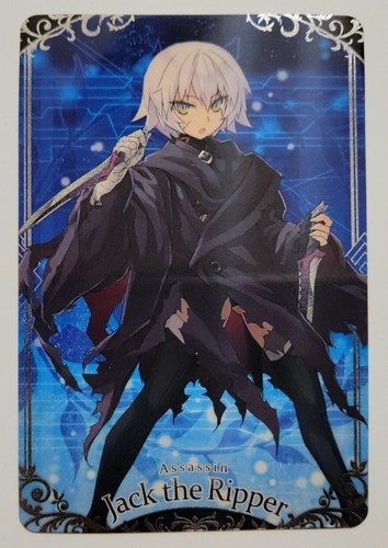 Fate Grand Order Wafer Card Assassin Jack The Ripper Vol 1 N 10 Ebay