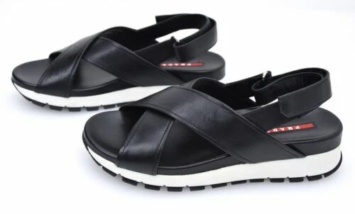 Sandali da donna neri PRADA