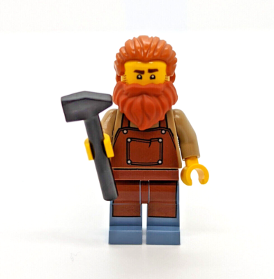 NEW LEGO Medieval Blacksmith Minifigure 21325 (IDEA082) Black