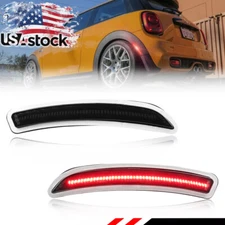 2X Smoked Lens Red LED Rear Side Marker Lights For Gen3 MINI Cooper F55 F56 F57