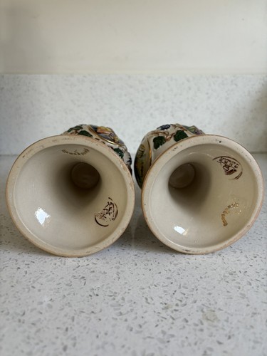 Lotto calici Ansbach Germania in ceramica fatti a mano 5,5" - Foto 6 di 10