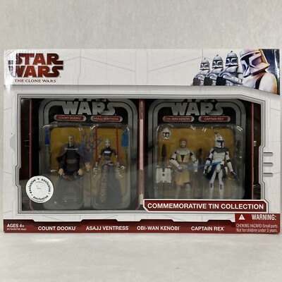 Star Wars The Clone Wars Commemorative Tin Collection Toys R Us Exclusive Set