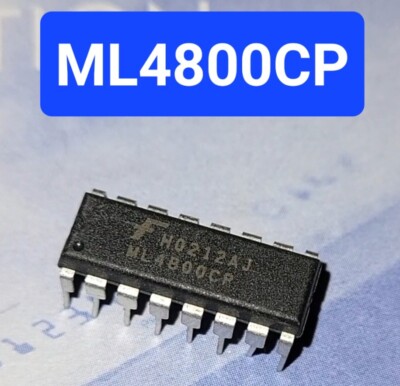 2PCS Fairchild ML4800CP DIP,Power Factor Correction & PWM Controller Co RH, USA