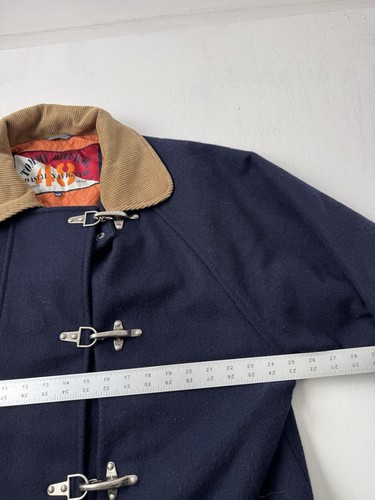 Vintage Tommy Hilfiger Coastal Navigator Naval Issue Wool Blend Coat Size Large - Picture 5 of 7