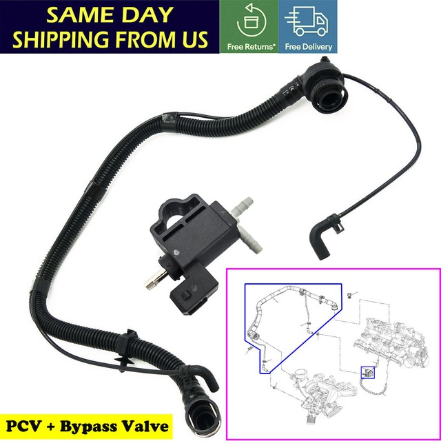 Buick GM OEM 1316 Verano Air Cleaner IntakePCV Valve Hose Tube