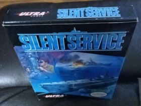 Silent Service Nintendo Entertainment System 1989 NES Auth Working CIB Complete