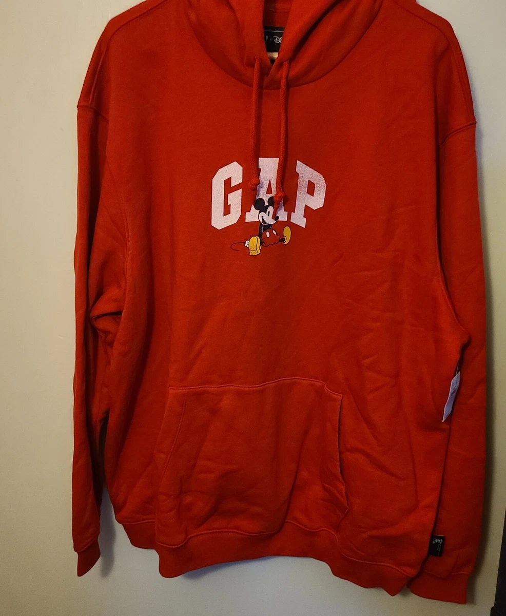 Gap x Disney Graphic Hoodie Brand New With Tags Adult XL RED | eBay