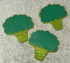 MELISSA DOUG FELT FOOD PIZZA SET, Replacement Pieces 3 Broccoli Slices