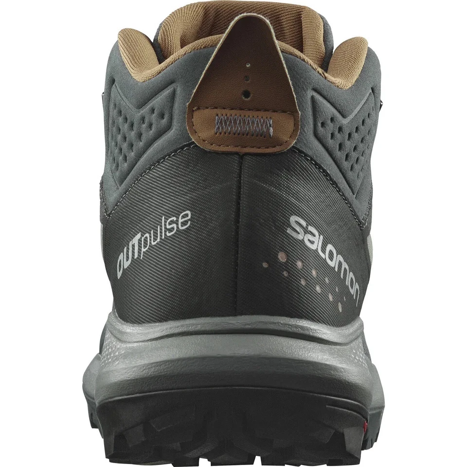 Salomon OUTPULSE Mid GTX Hombre Senderismo Senderismo Aire Libre L4729760037 NUEVO EMBALAJE ORIGINAL - Imagen 4 de 4