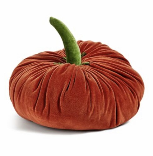 Martha Stewart Collection Pumpkin Figural Pillow 12” X 10” Fall New - 第 1/3 張圖片