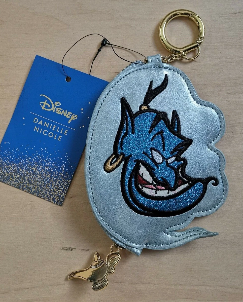 Disney Danielle Nicole Aladdin Genie Coin Purse Silver Blue BNWT
