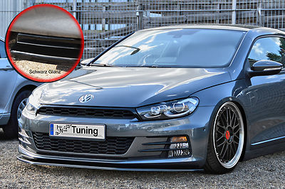 Spoilerschwert Frontspoiler ABS VW Scirocco 3 Facelift mit ABE schwarz glänzend