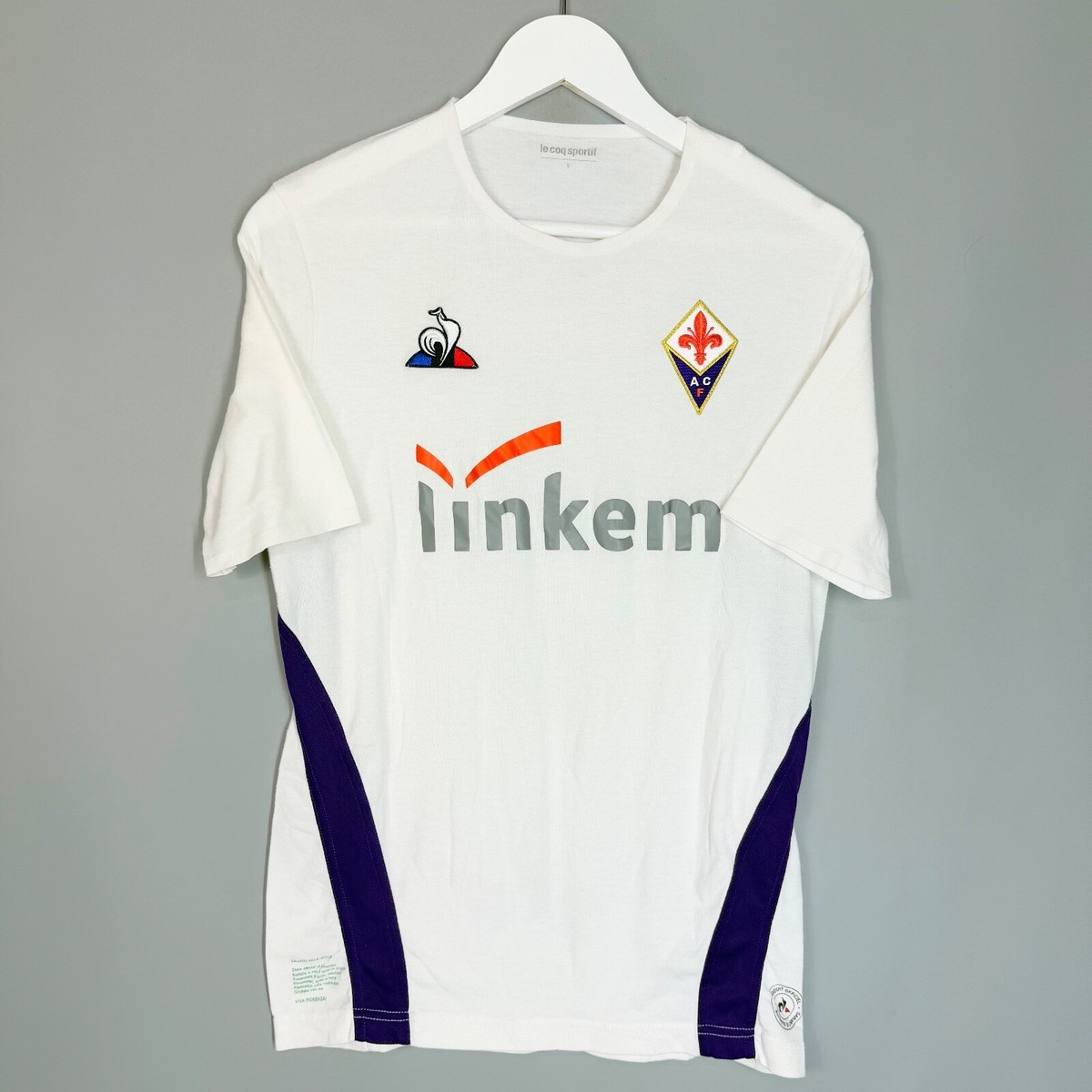 FIORENTINA 2018-2019 LE COQ SPORTIF FOOTBALL SHIRT JERSEY AWAY #14