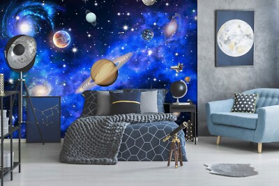 3D Shining Star ZHUA8847 Wallpaper Wall Murals Removable Self-adhesive Ann