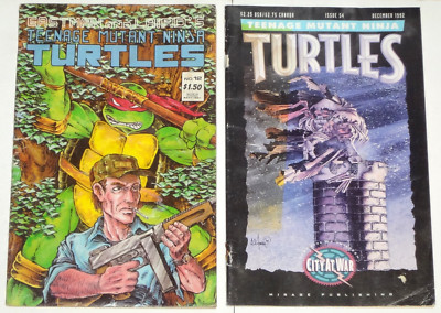 MIRAGE STUDIOS VOL 1 TEENAGE MUTANT NINJA TURTLES #12 & #54 READER COMIC BOOKS