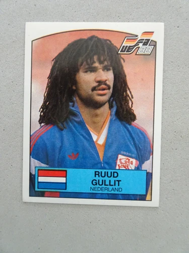 1988 Ruud Gullit Euro 88 Panini Sticker #227 European Championship Netherlands