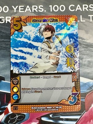 Giant Ice Wall R 138/180 - UniVersus - My Hero Academia TCG