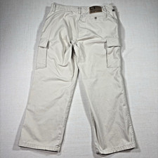 Ralph Lauren Polo Jeans Co Women  s Cargo Pants Size 10 Khaki Beige Y2K Utility