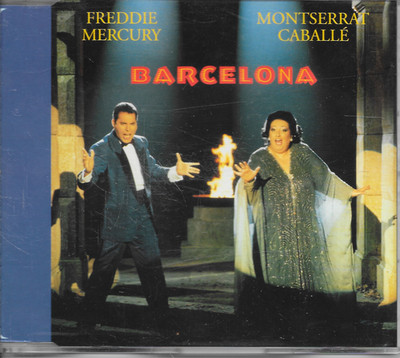 FREDDIE MERCURY & MONTSERRAT - Barcelona CD MAXI SINGLE 4TR (Polydor) 1992 UK