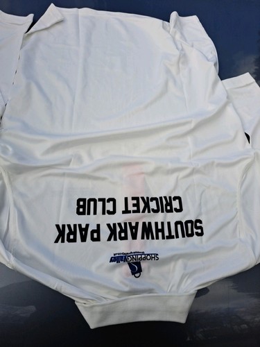 Cricket White (top y pantalón con logotipo) - talla L (nuevo - Imagen 8 de 9